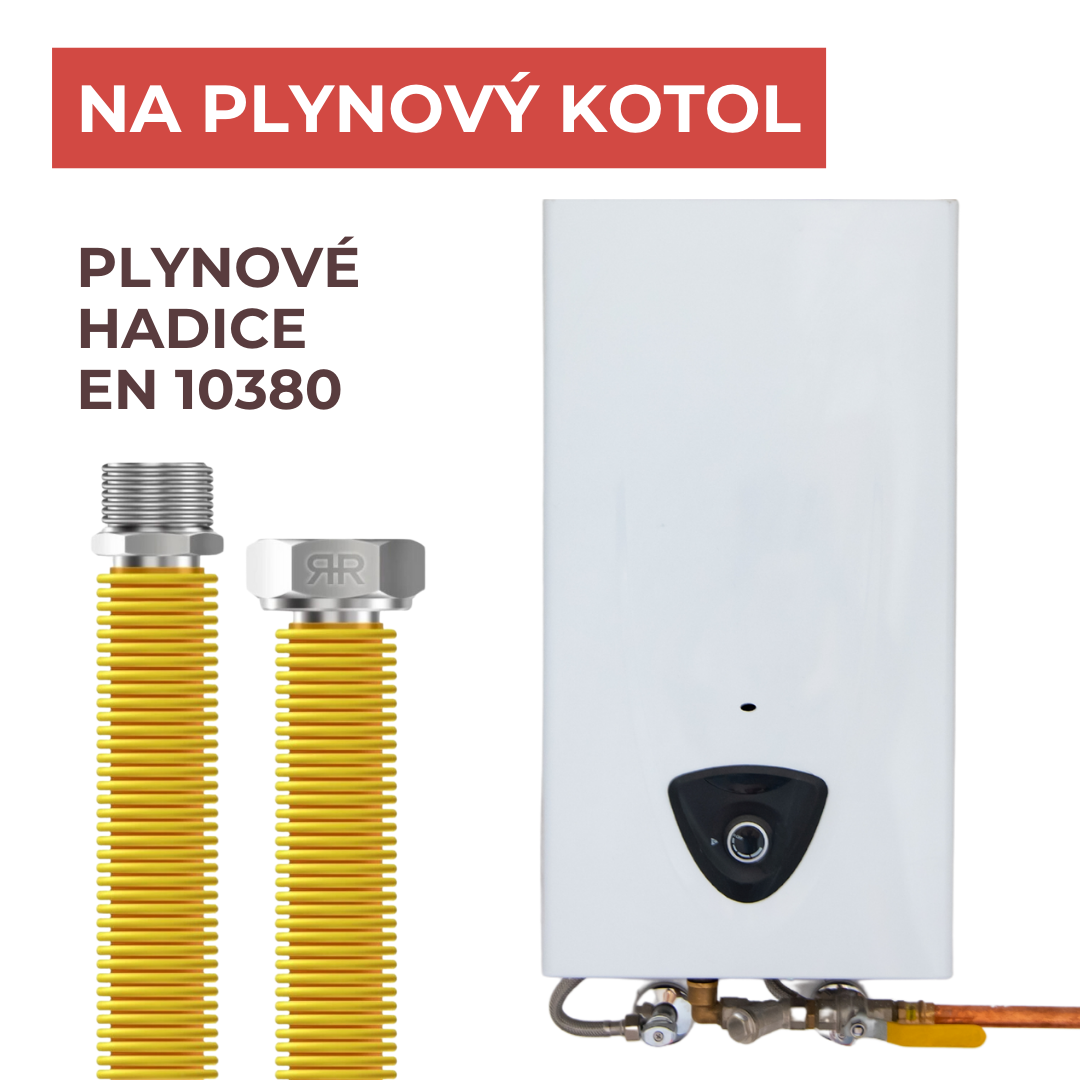 Plynové hadice rozťahovacie EN 10380